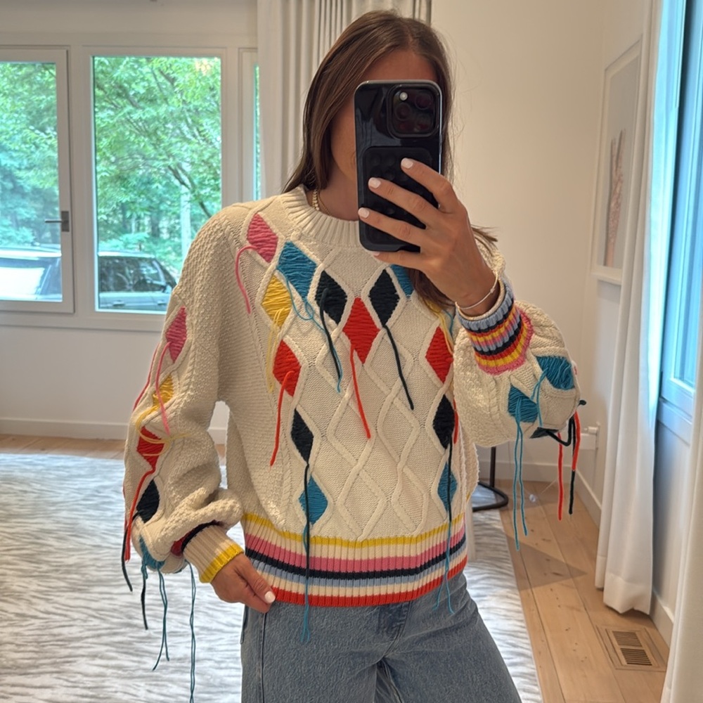Colorful Knit Sweater